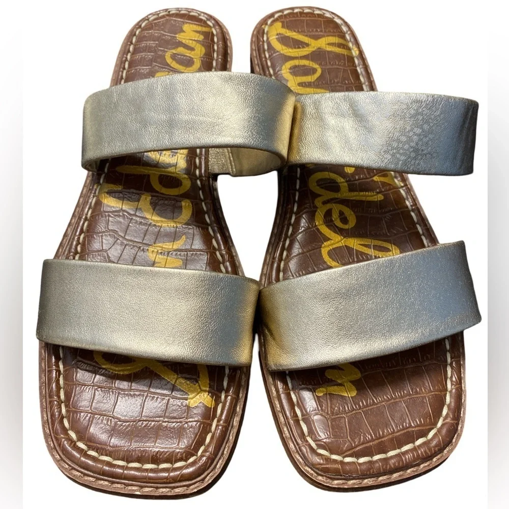 Sam Edelman Haydee Slide Sandal Size 9 Signs Of Wear On Strap - Picture 1 of 9
